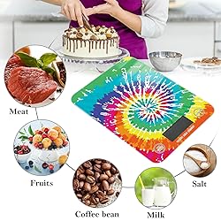 Tie Dye Food Scale Waterproof Digital Kitchen