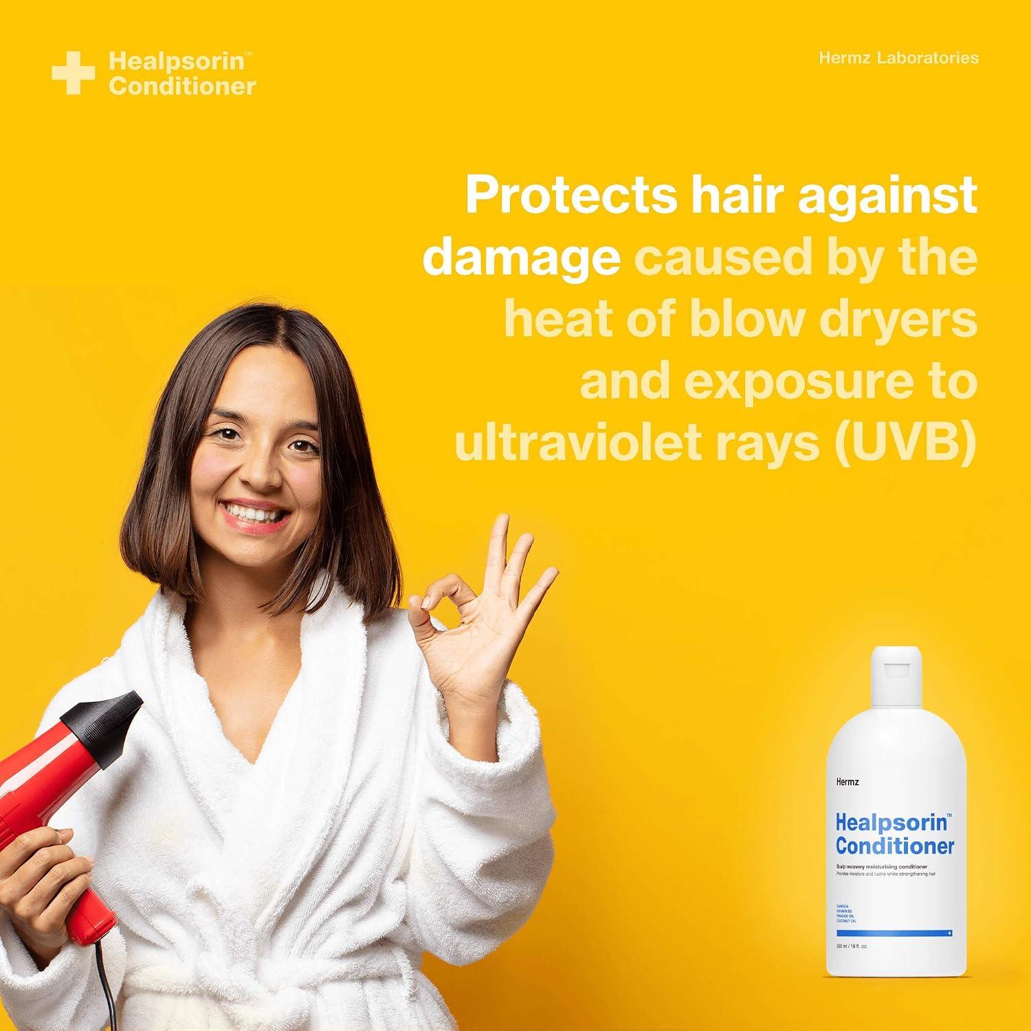 Healpsorin Healthy Hair Psoriasis Conditioner for Dry Scalp - Camellia Oil, Arginine, Coconut Oil & Vitamin B5 - Relieves Dandruff & Seborrheic Dermatitis Symptoms for Shiny, Flake-Free Hair - Image 5