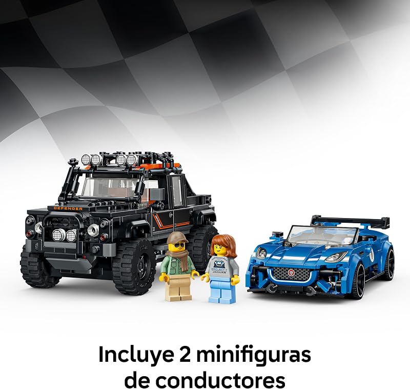 Speed Champions Jaguar Project 7 y Land Rover Defender 77264