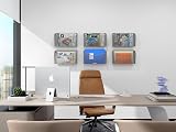 EasyPAG 6 Pocket Landscape A4 Mesh Hanging Wall File Holder Pack of 6 Silver view 7