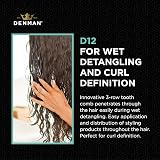 Denman D12 Tame & Tease Comb Pink 1 Count Hair Detangler Volumiser view 3