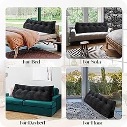 ZOEMO Large Bolster Triangular Headboard Wedge