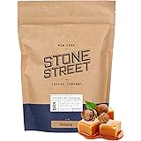 Stone Street Cold Brew Flavored Coffee, Natural Caramel Nut Flavor, Coarse Ground Coffee, Dark Roast, 1 LB