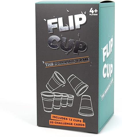 Gift Republic Flip Cup Drinking Game Multicolor 1 Size Amazon Co Uk Kitchen Home