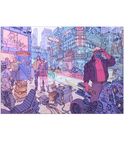 Amazon.com: Displate Metal Poster Cyberpunk 2077 Trauma team in