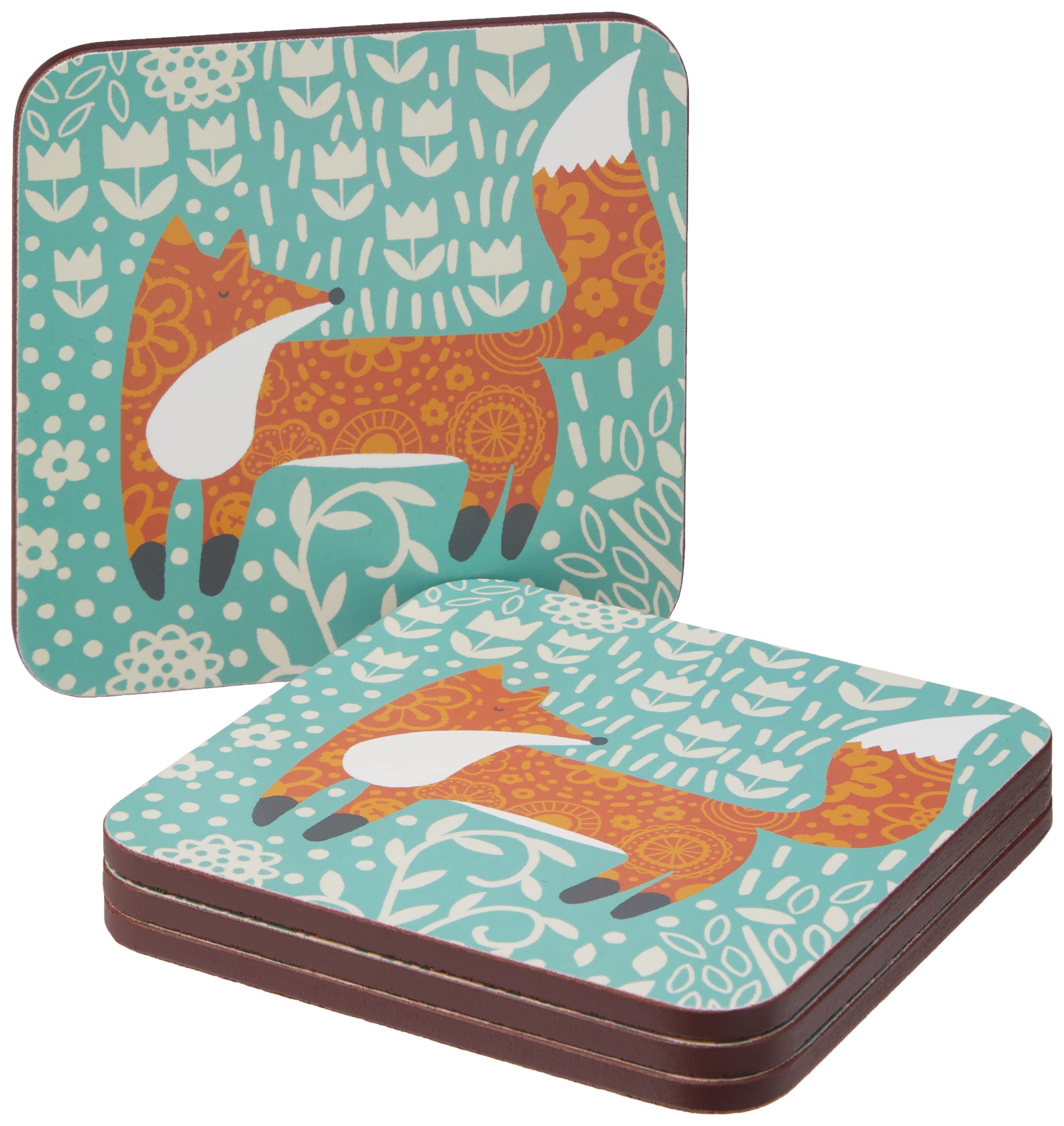 Foraging Fox Coaster Pk4