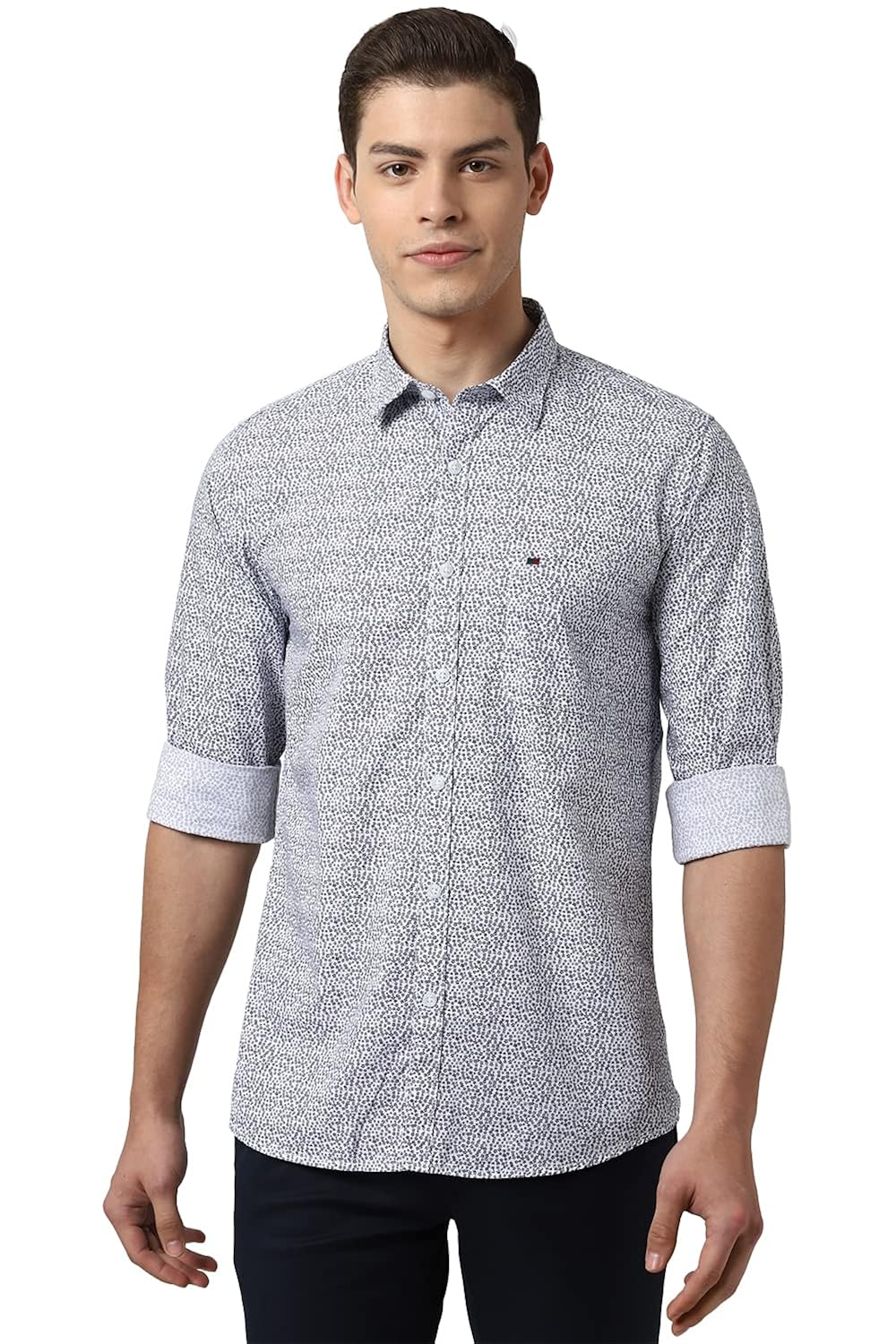 Buy Peter England Men's Floral Slim fit Casual Shirt (PCSFOSLPX08290