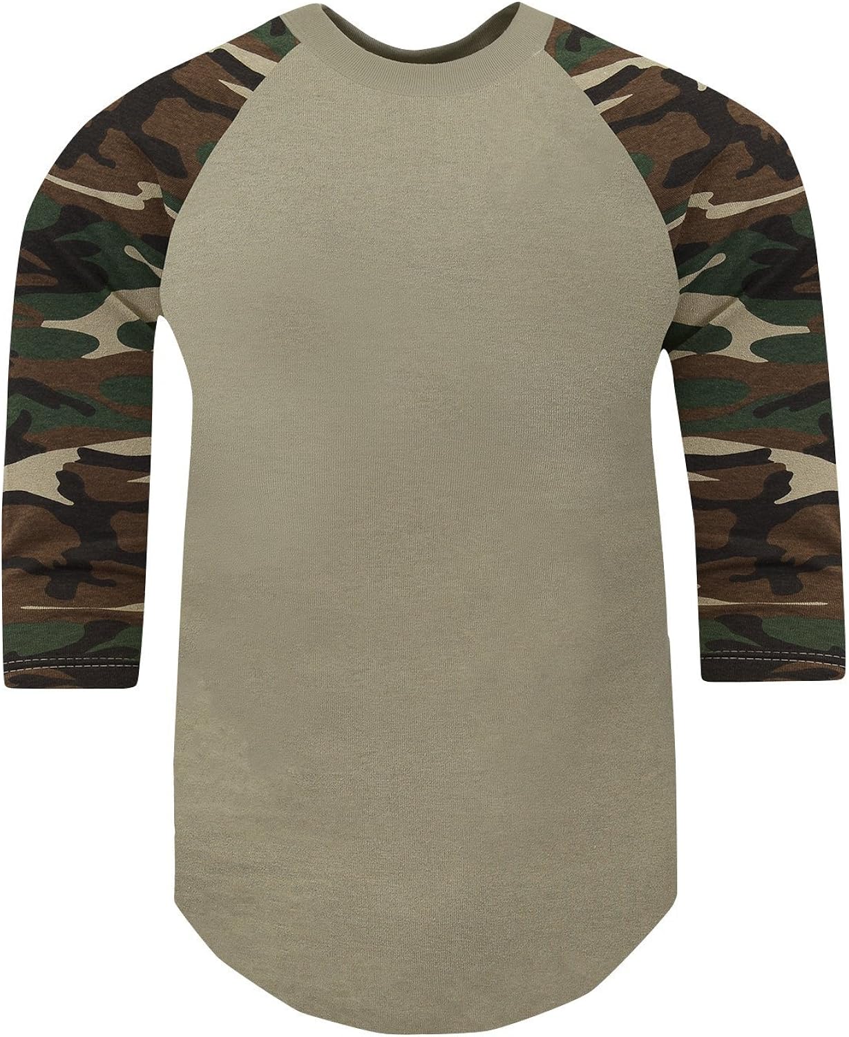 4 Sleeves Tee Cotton Jersey S-5Xl 
