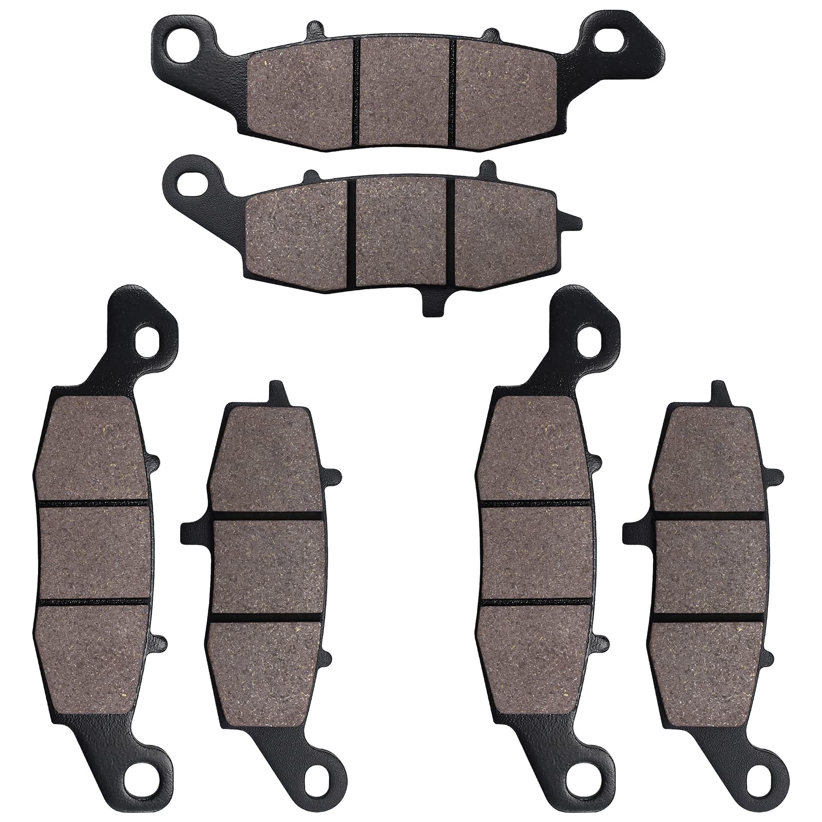 Front Rear Brake Pads For Kawasaki ZR-7 ZR750 1999-2004 ZR7-S ZR 750 2001-2005 KZ 1000 Police 2002-2005 VN 1500 Vulcan Nomad 2001-2005 VN 1600 Vulcan Classic 2001-2008 VN 1700 Classic Tourer