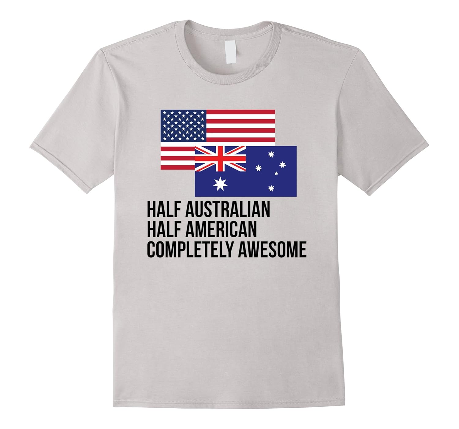 Half Australian Half American Funny Flag TShirtArt Artvinatee