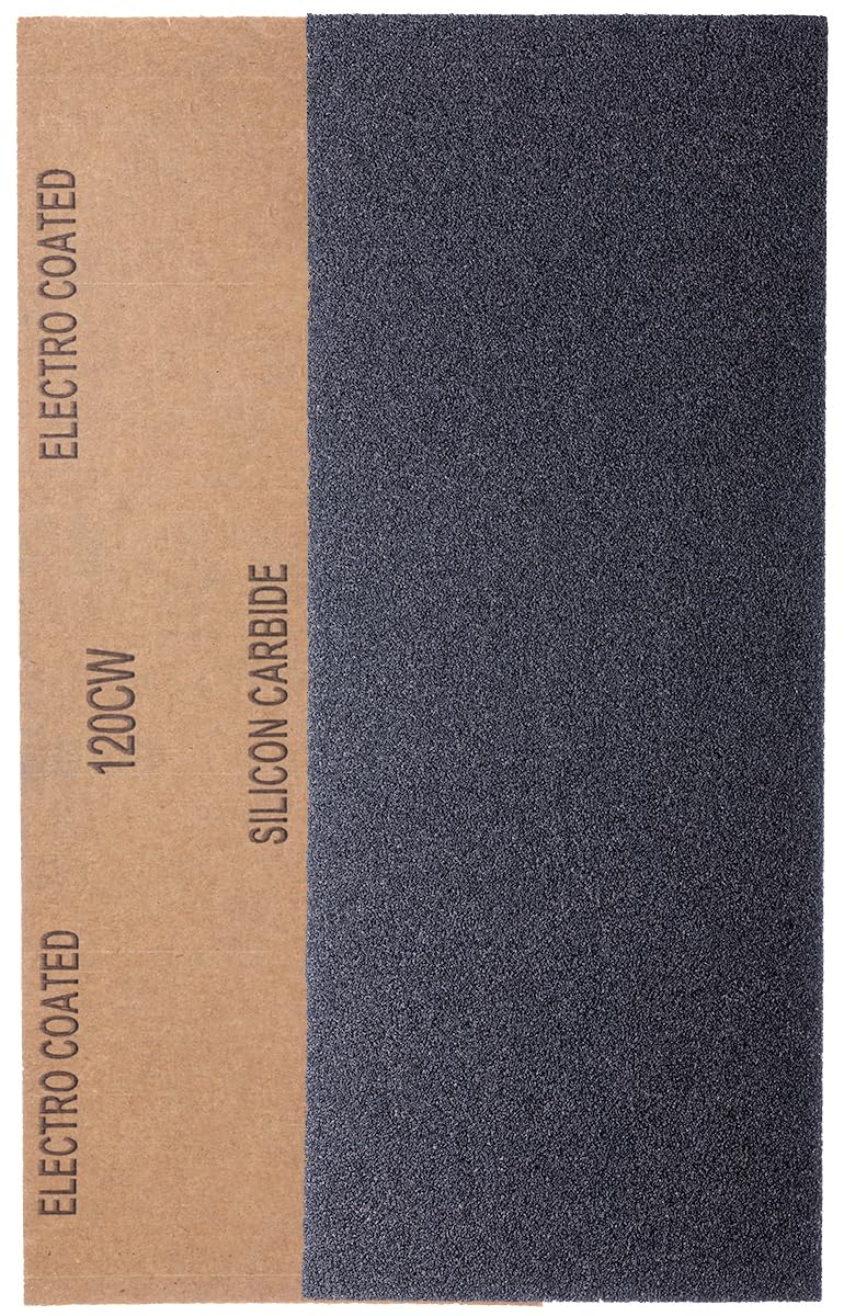 YoiYee 120 Grit Wet & Dry Sandpaper Sheets, 23 x 9.5cm, Fine Abrasive Sand Paper Roll for Wood, Metal, Plastic, Glass, Stone and Wall Sanding, 10 Pack