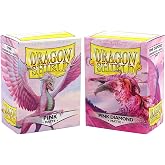 Dragon Shield | The Pink Sleeves Bundle | 2X 100 CT - Smooth &amp; Tough Premium TCG Sleeves | Compatible with Pokemon, Flesh &amp; Blood, One Piece &amp; Magic The Gathering
