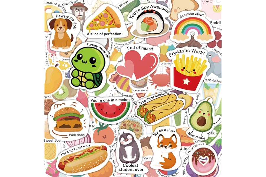 OHOME Back to School Supplies - 120 PCS Teacher Motivational Stickers for Kids Students | Teacher Must Haves Supplies Stuff Essentials Gifts for Classroom Decor,Inspirational Positive Reward Stickers