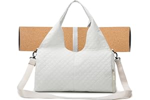 NDWLNYDM Yoga Gym Bags for Women with Shoes Compartment and Wet Dry Storage Pockets Suitable for Travel Sports Daily Leisure