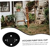 WATIIFUFU 10pcs Leather Pump Seal Cups Replacement Water Pump Seal Pitcher Pump view 9