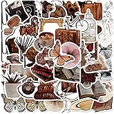 Reppray Dark Academia Stickers, Vintage Dark Academia Aesthetic Vinyl Laptop Computer Phone Water Bottle Stickers (100PCS)