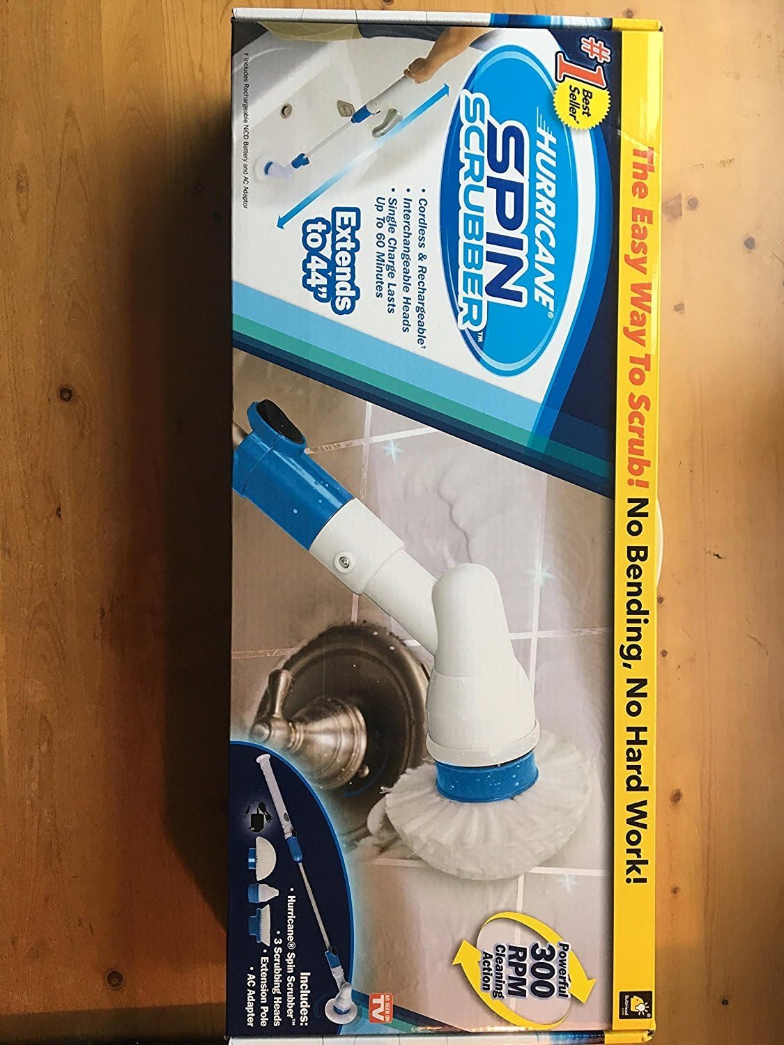 Hurricane Spin Scrubber - Cleaning Brush, Rechargeable Battery