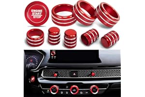 Ruautumn Console Switch Knob Cover Trim for Honda Civic 2022-2025,for Honda CRV 2023-2025, Car Interior Decoration Accessorie