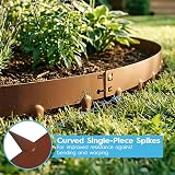 Harbour Housewares 5M Zinc Galvanised Steel Lawn Edging 8cm Face Anthracite view 5