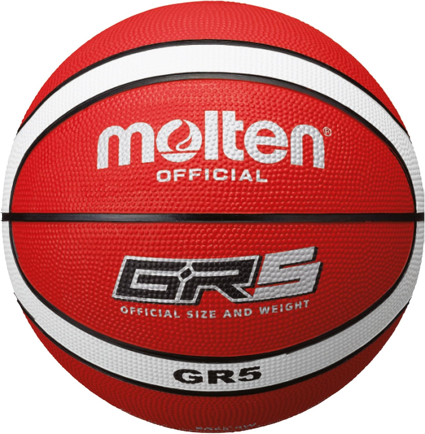 MOLTEN Basketball Bgr5-RW - Pelota de Baloncesto, Color Rojo ...