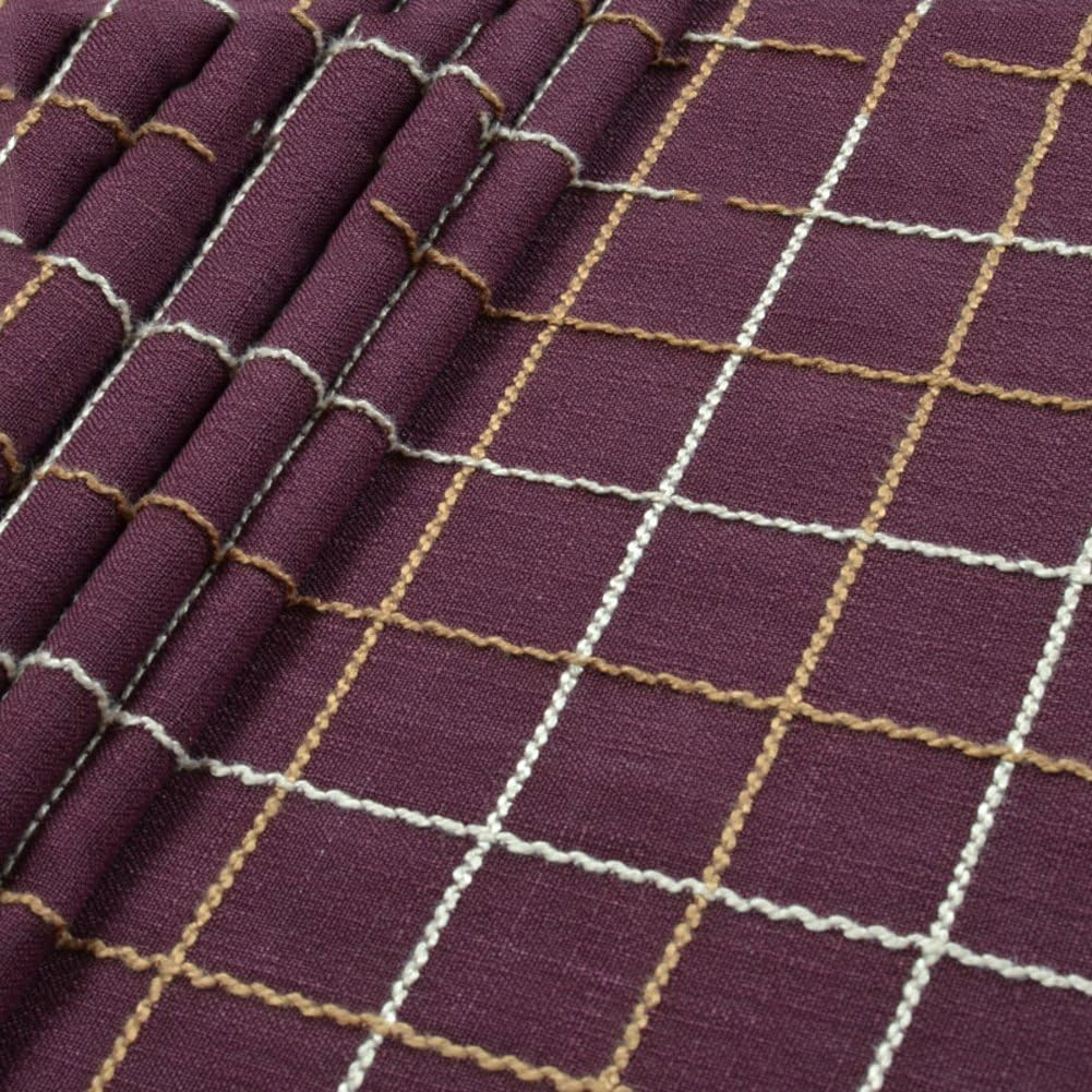 GWW Plaid tablecloths for Rectangle Tables,American Solid Color Cotton Linen tablecloths for Round Square Table for Dining Table Coffee Table-J 110x160cm(43x63inch)