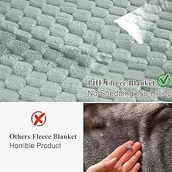 PHF Ultra Soft Flannel Fleece Throw