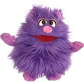 Living Puppets - Mugs The 12-Inch Purple Friendly Monster, Plush Hand Puppet for Boys and Girls