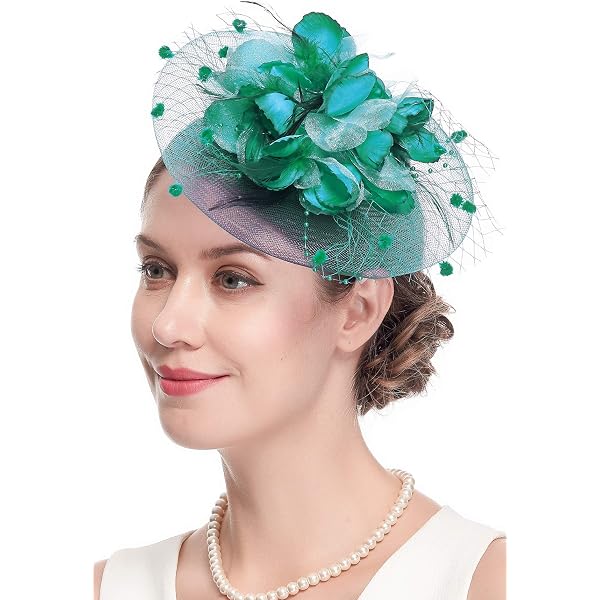 HUANIZI Tea-Party Fascinator Derby Hat for Party Wedding  display picture 2