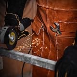 LeaSeek Leather Welding Apron Heat Resistant Flame Retardant Heavy Duty BBQ Bib view 6