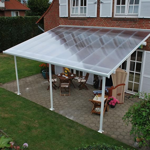 Palram Feria 13' x 6' Patio Cover Extension Kit Amazon.co.uk Garden