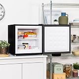Abode Table Top Freezer 31L Black Freestanding 4 Star Reversible Door 1 Shelf view 4