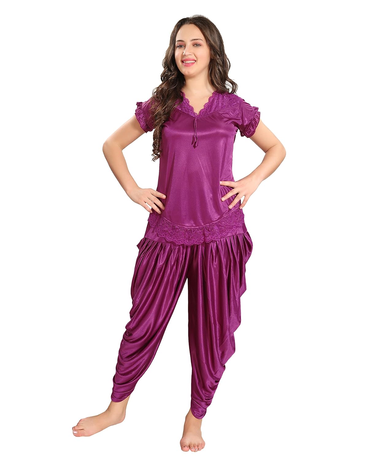 av2 women's satin night dress