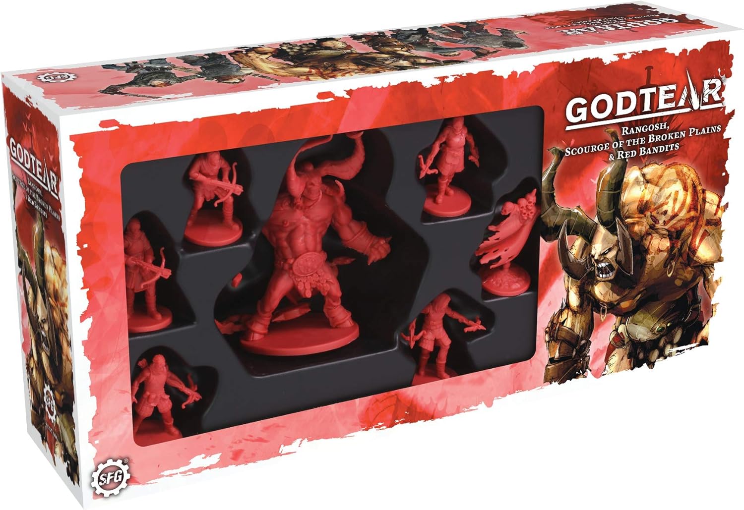 Godtear: Rangosh, Scourge of The Broken Plains Champions Set, Red, Medium