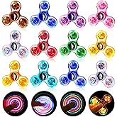 Gigilli 12 Packs Fidget Spinners for Kids Adults, Light up Party Favors Goodie Bags Easter Basket Stuffers for Kids 4-8-12, ADHD Fidget Toys Bulk Glow in The Dark Treasure Box for Classroom Prizes