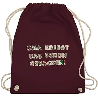 Oma - Oma kriegt das schon gebacken! - Turnbeutel & Gym Bag