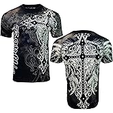 Konflic Graphic tees for Men | MMA Style Crew Neck T-Shirts Half Sleeve Classic | Men's t-Shirts Casual Cotton