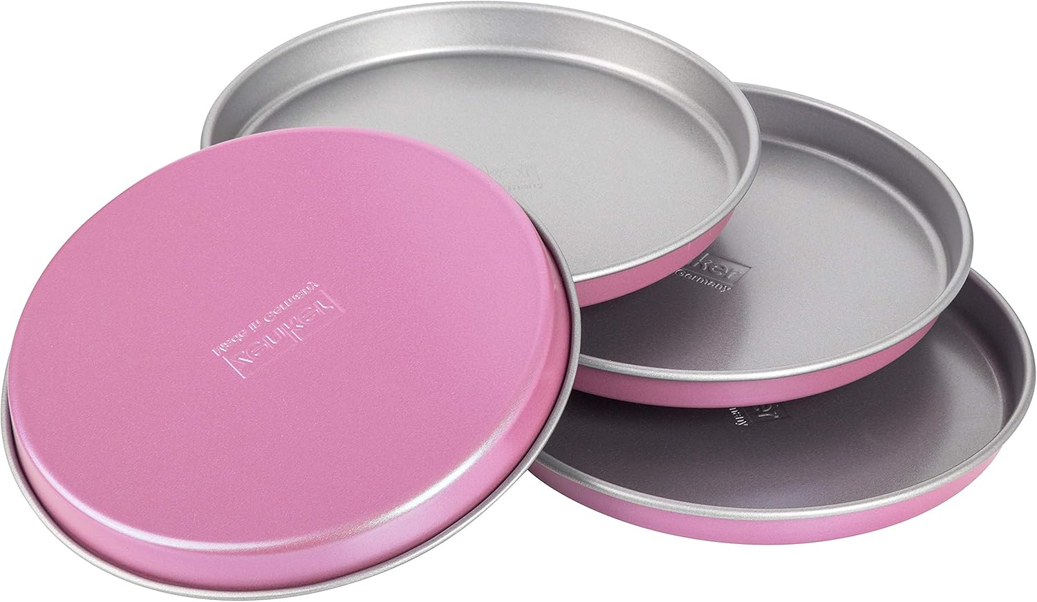 Zenker 7470 Set of Layered Cake tins, Pink Amazon.co.uk Kitchen & Home