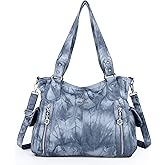 Angel Kiss Handbags for Womens Top-Handle Hobo Purse Roomy Casual Shoulder Bags PU Tote Satchel Purse for Women