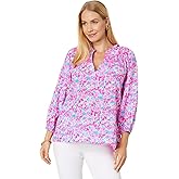 Lilly Pulitzer Womens Lourdes 3/4 Sleeve Cotton