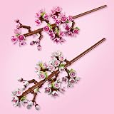 LEGO Botanicals Cherry Blossoms Toy 40725 Faux Flowers Desk Decor view 6
