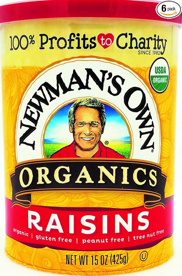 Newman's own organics, the second generation, raisins (884284040255)