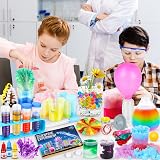 FHNSEL 80+ Experiments Science Kit for Kids STEM Toys Volcano Chemistry Set view 7