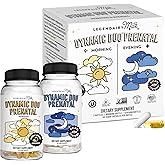 Legendairy Milk Dynamic Duo® Prenatal 2-in-1 Prenatal Vitamins for Women - Morning & Night Prenatal Vitamins with DHA and Methylated Folate - 25 Vitamins & Minerals for Every Stage, 30 Day Supply