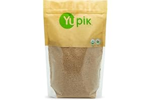 Yupik Organic Brown Flax Meal, 1kg, Finely Milled Milled Powder, Gluten-Free, Kosher, Vegan, Non-GMO, USDA Certified - Perfec