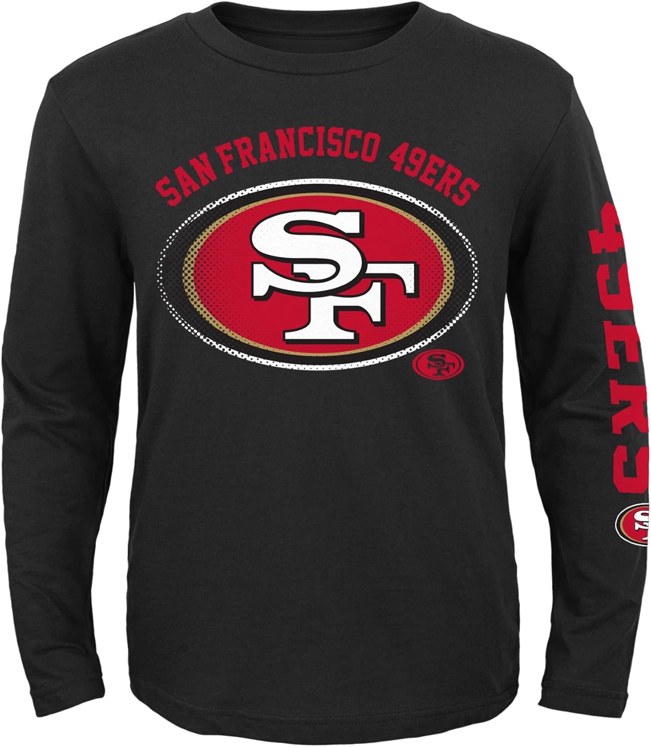 Amazon.com : NFL Youth San Francisco 49ers Team Graphic Alternate Tee, X-Small, Black : Clothing