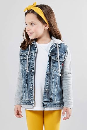 mini jaqueta jeans