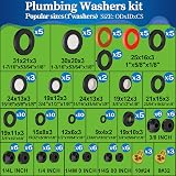 ZDBB 37 Size 3-in-1 Spigot Repair Washers Kit 1075 Pcs Universal Plumbing view 4