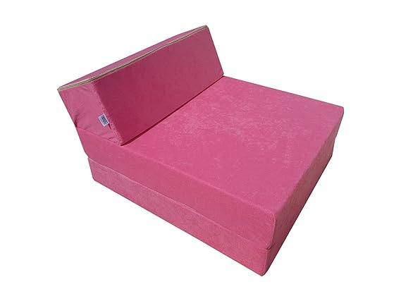 Natalia Spzoo Jugend Kindermatratze Kindersessel zum schlafen und spielen (Pink)