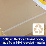 Oxford Touareg A4+ Filing Box 24x32 cm Eco Folder 200 Sheets Kraft view 6