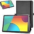 MAMA MOUTH for CHUWI Hi10 Xpro Case,OX 10 Tab Ox-P010 Case,PU Leather Folio 2-Folding Stand Cover for CHUWI Hi10 Xpro/OX 10 Tab Ox-P010 10.1" Tablets,Black